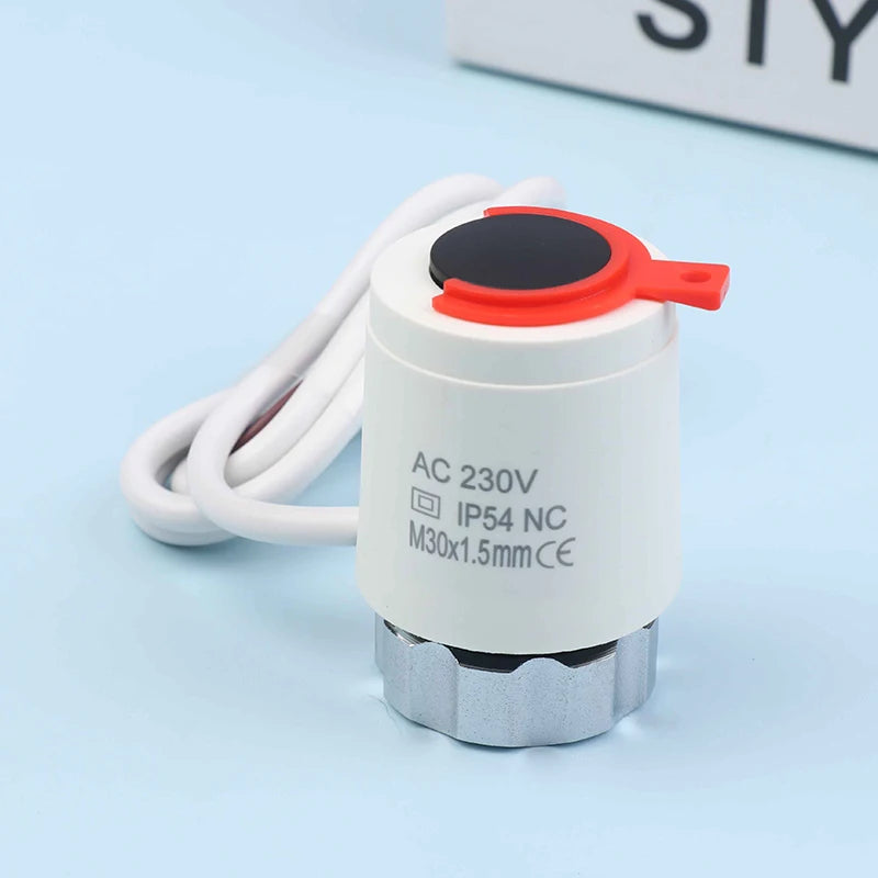 230V NC Electric Thermal Actuator for Underfloor Heating Manifold Thermal Valve Actuator Nixie Default Title