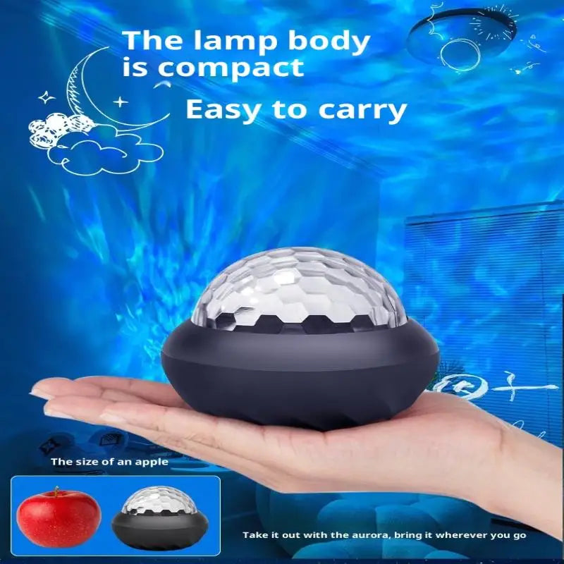 RGB Aurora Borealis Night Light Projector – USB & Remote