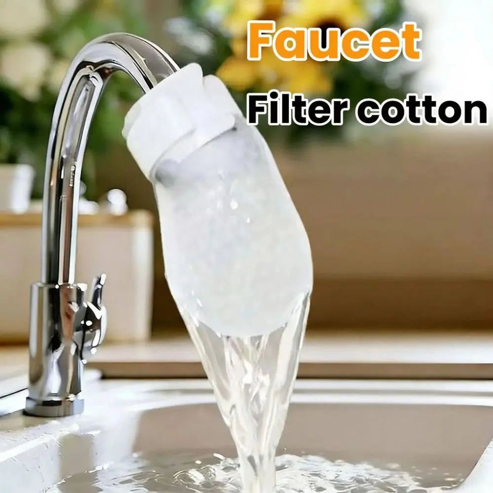 Universal Faucet Filter Cotton Anti-Splash Tap Water Filter 10/20/50 Pcs Faucet Filter Nixie