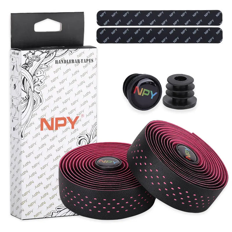 Road Bike Handlebar Tape Anti-Slip PU+EVA Cycling Bar Wrap Bike Handlebar Tape Nixie Pink Bike Tape