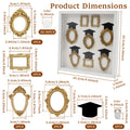DIY Mini Museum Shadow Box Kit with Gold Frames | Nixie