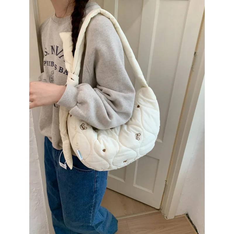 Women's Flannel Crossbody Shoulder Bag – Nixie Hobo Style Crossbody Shoulder Bag Nixie