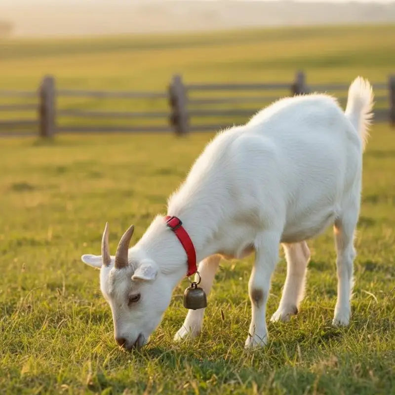 Adjustable Nylon Livestock Collar with Bell – Goats, Sheep & Cows Livestock Collar Nixie