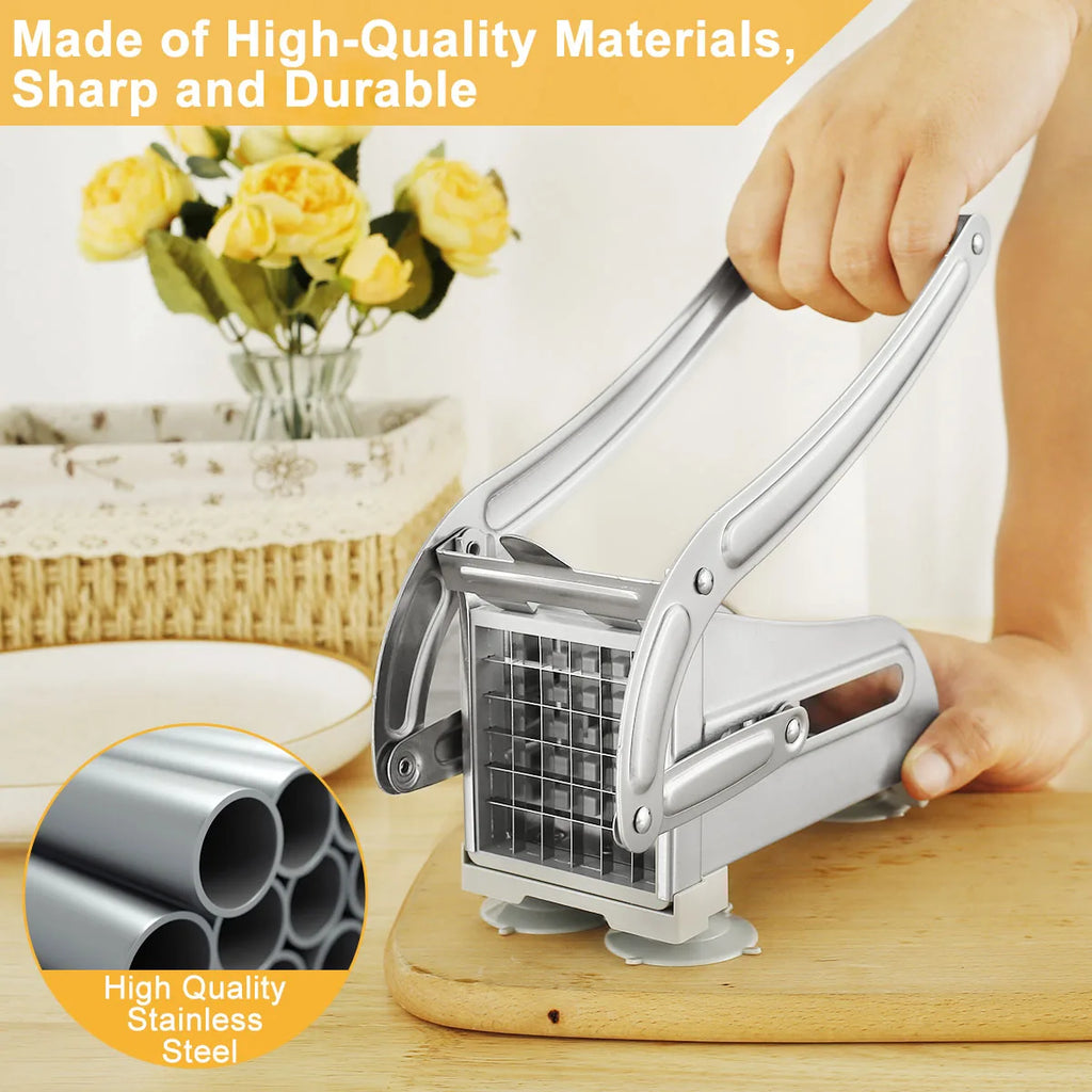 Stainless Steel French Fry Cutter & Vegetable Slicer Vegetable Fry Cutter Nixie