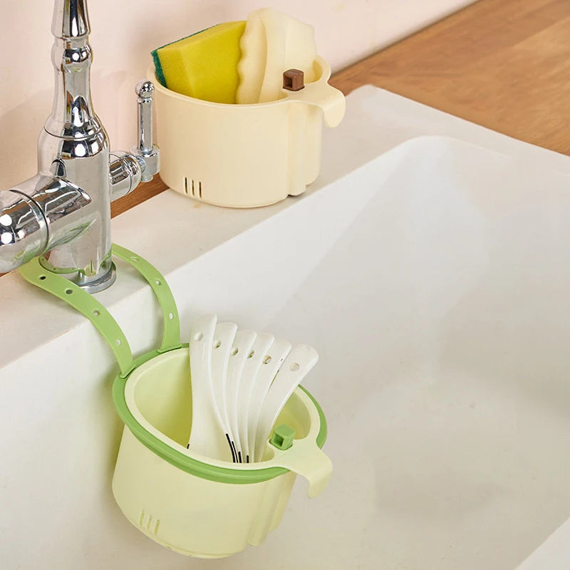 Hanging Kitchen Sink Drain Basket – Food Scrap Filter
