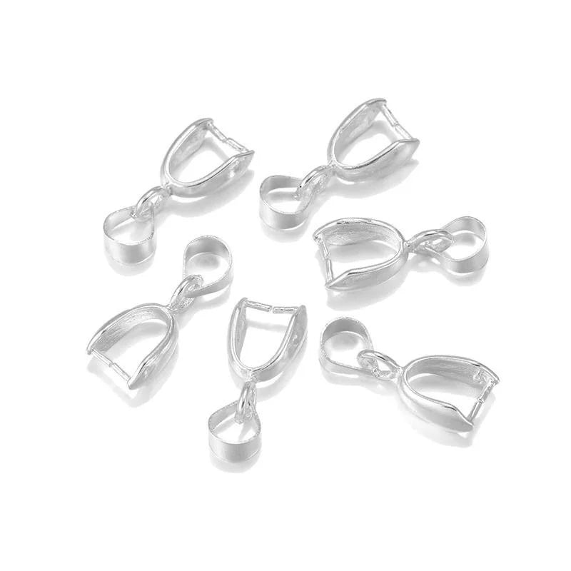 20pcs Gold Copper Pendant Clasp Hook Bails for DIY Jewelry Jewelry Findings Nixie