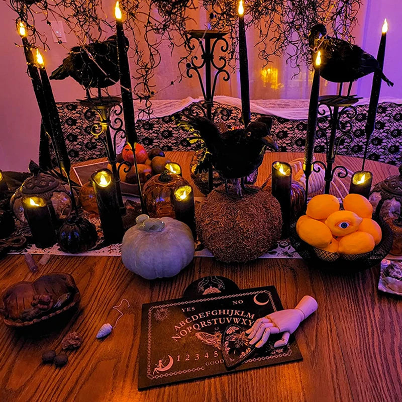 12" Wooden Divination Pendulum Board – Engraved Ouija Spirit Kit Divination Pendulum Board Nixie
