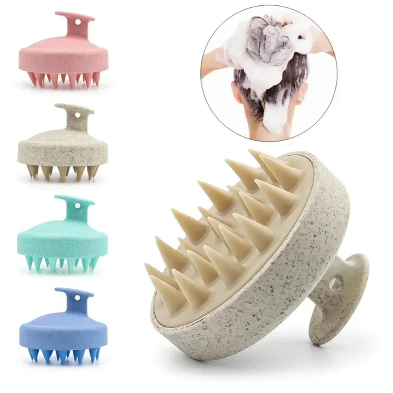 Silicone Scalp Massage Shampoo Brush | Hair Care Tool