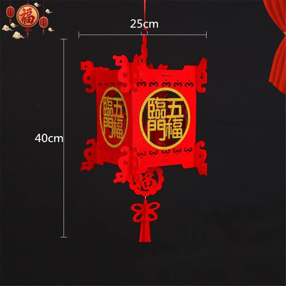 Red Chinese Hanging Lantern – Festive New Year Décor