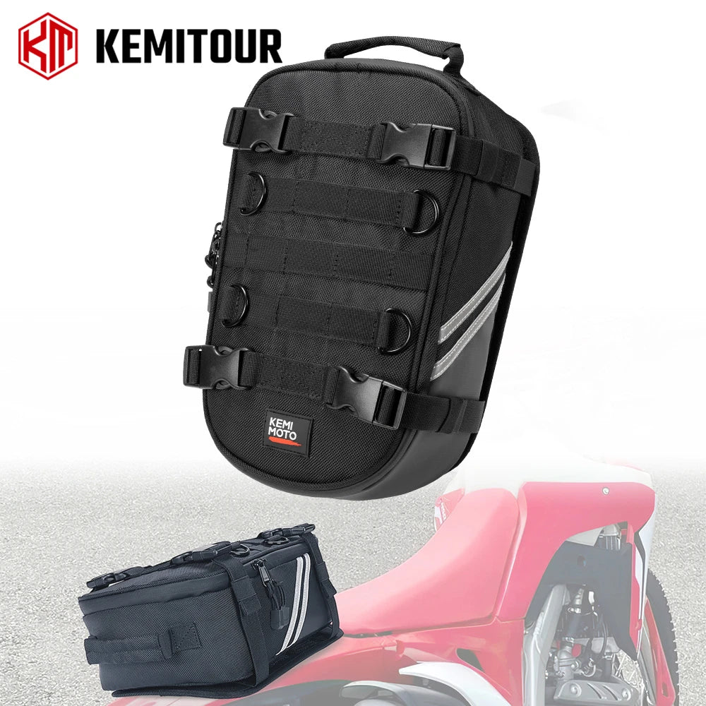 Motorcycle Rear Fender Bag – Dirt Bike Tool Roll Bag 6L Motorcycle Fender Bag Nixie