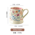 French Style Cat & Butterfly Ceramic Mug 370ml | Cute Gift