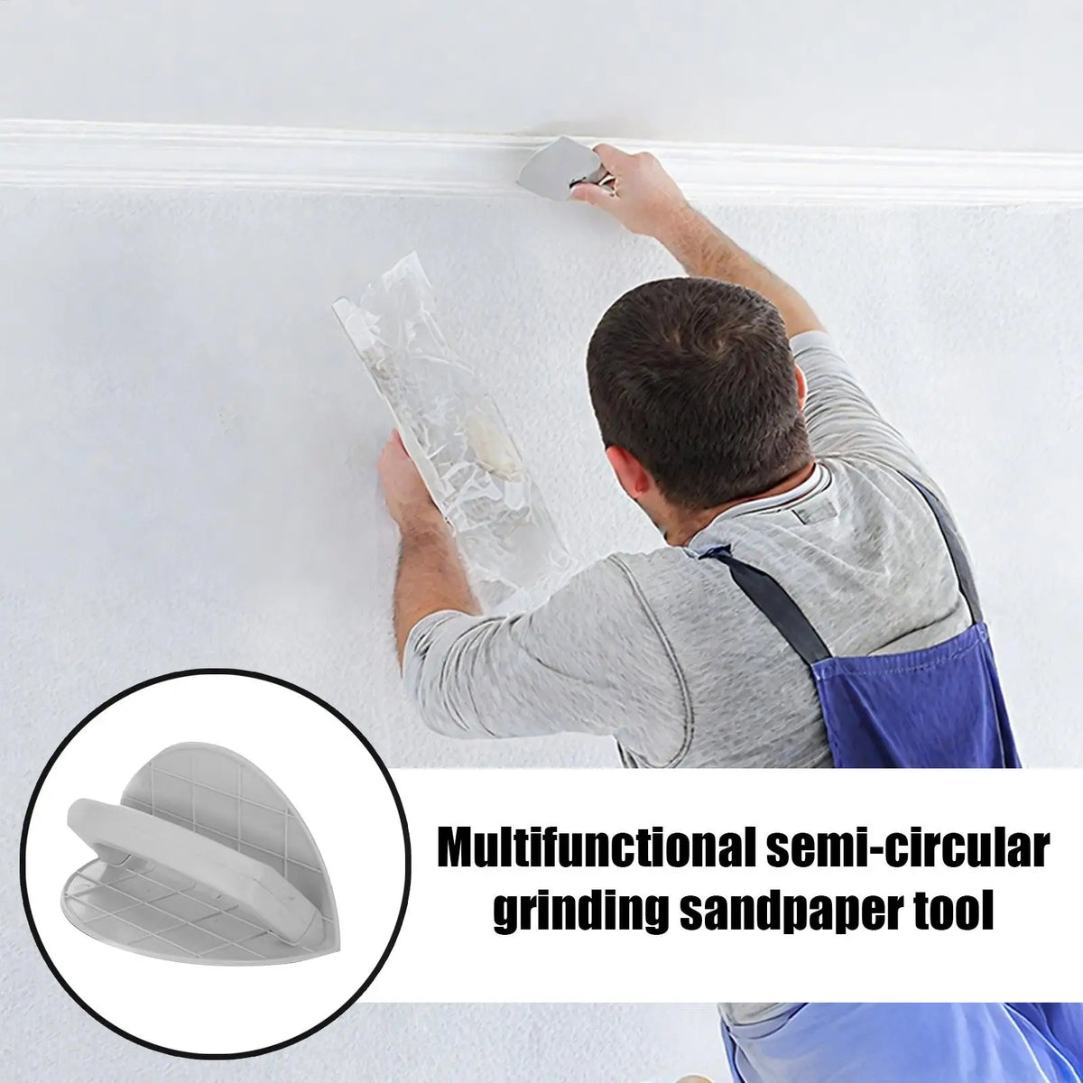 Half Circle Sanding Pad Holder | Drywall Corner Sander Tool Corner Sanding Tool Nixie
