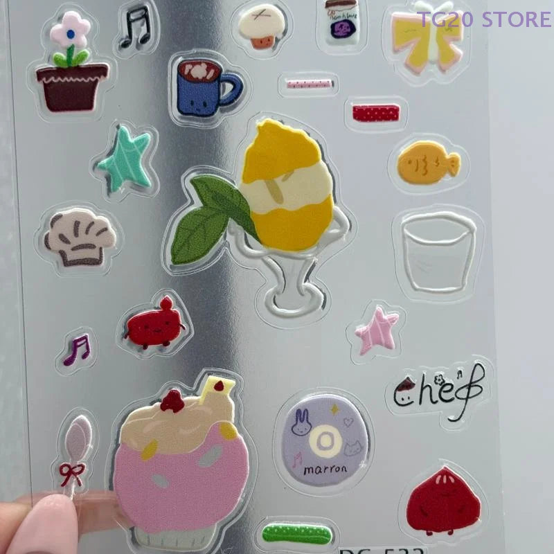 3D Epoxy Resin Black Cat Jelly Stickers – DIY Laptop Decor Decorative Sticker Sheet Nixie