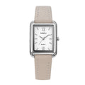 Ladies' Elegant Leather Band Quartz Watch – Casual & Fashion Women's Quartz Watch Nixie Ivory