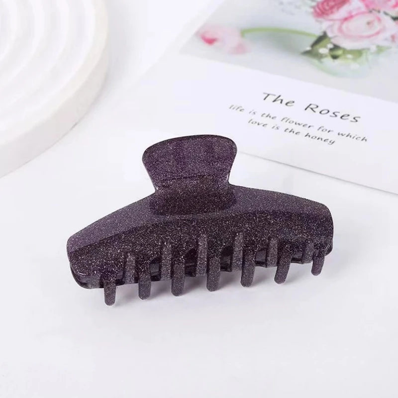 Large Shark Hair Clip – Elegant Vintage Korean Style Claw