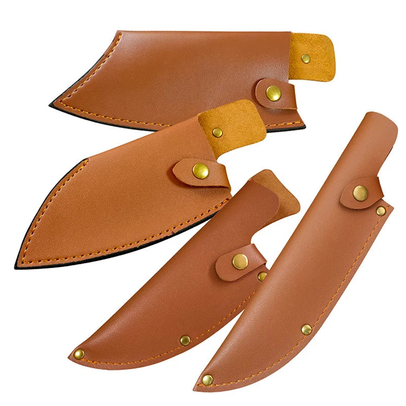 Leather Knife Sheath – Cowhide Chef & Butcher Knife Cover Leather Knife Sheath Nixie