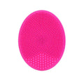Silicone Face Brush – Manual Facial Cleanser & Exfoliator Facial Cleansing Brush Nixie Rose Red