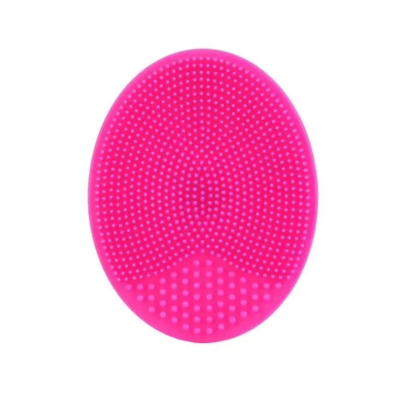 Silicone Face Brush – Manual Facial Cleanser & Exfoliator Facial Cleansing Brush Nixie Rose Red