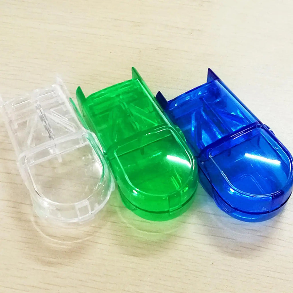Portable Pill Cutter & Storage Box | Stainless Steel Blade Pill Cutter Case Nixie