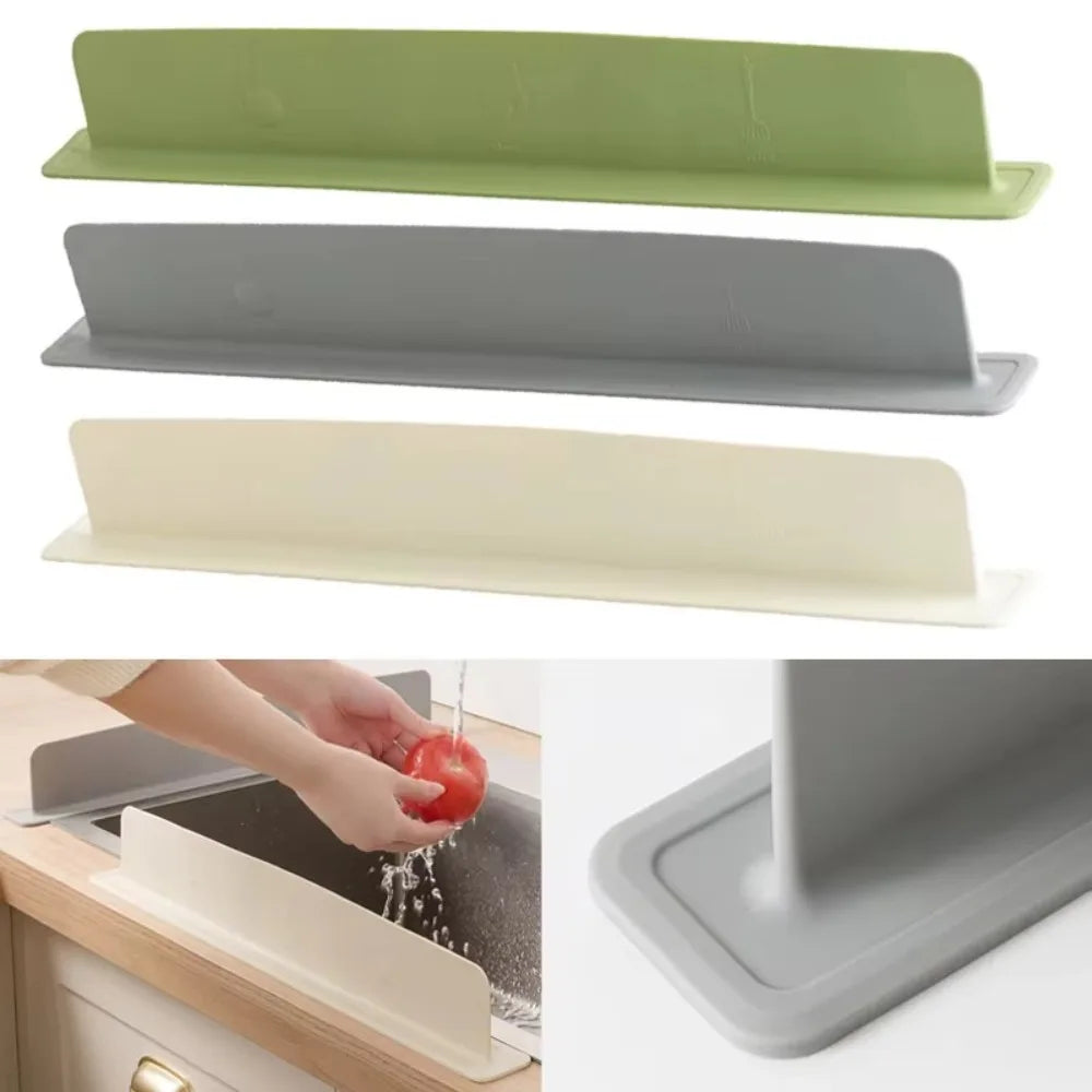 Silicone Sink Splash Guard with Suction Cup | Oil & Water Baffle Sink Splash Guard Nixie