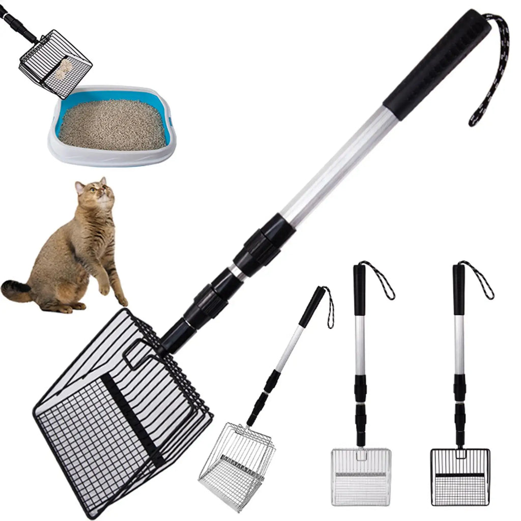 Telescopic Metal Chicken Coop & Cat Litter Sifting Scoop Shovel Sifting Scoop Shovel Nixie