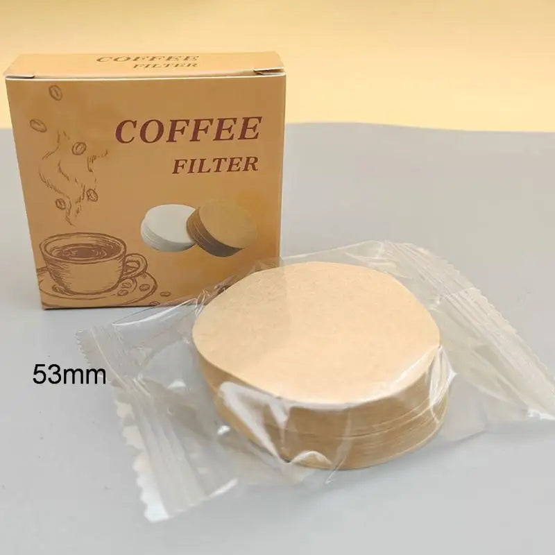 100pcs Espresso Paper Filters 51mm 53mm 58mm – Portafilter Screen