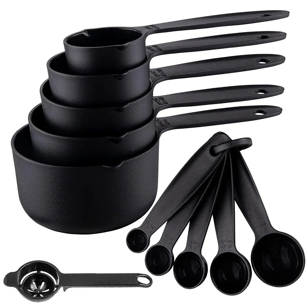 11-Piece Measuring Cup Set with Egg Yolk Separator | Kitchen