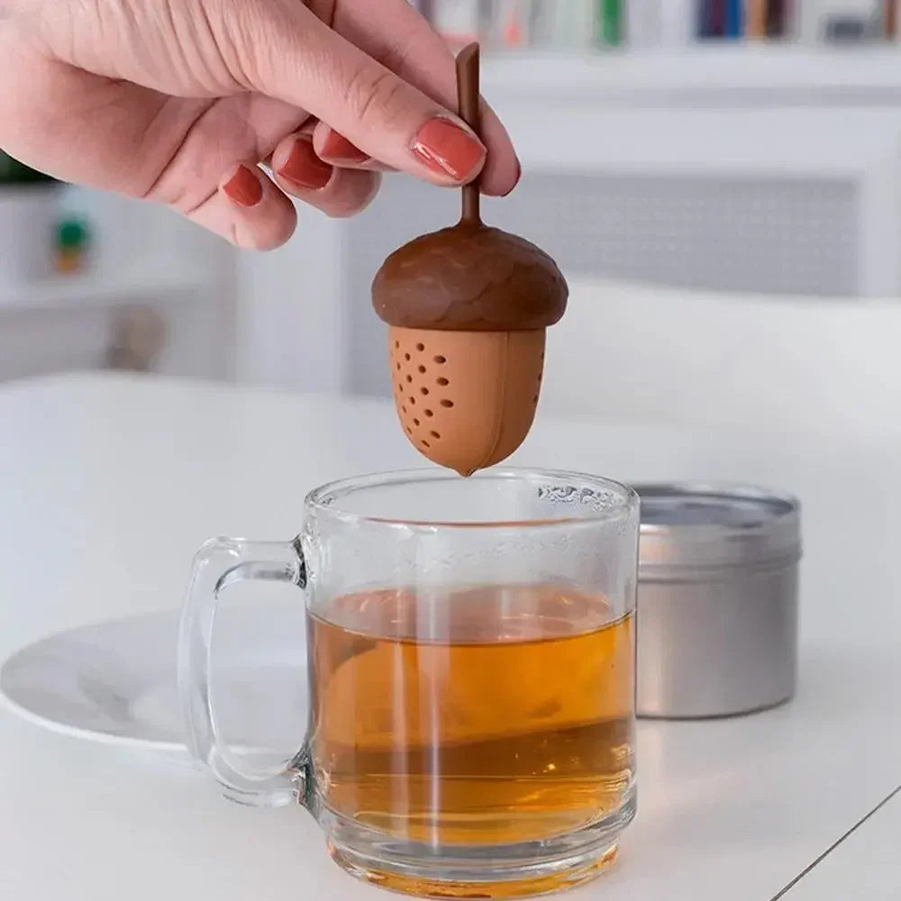 Acorn Silicone Tea Infuser – Loose Leaf Strainer & Diffuser Silicone Tea Infuser Nixie