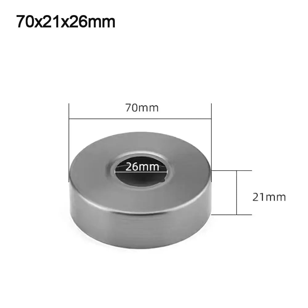 Round Stainless Steel Pipe Cover – Faucet Decorative Cap Pipe Decorative Cover Nixie 70x21x26mm