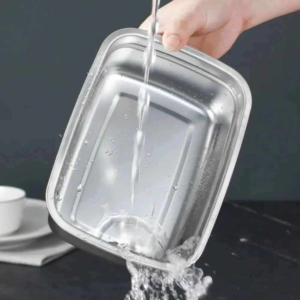 Stainless Steel Bento Box – Leak-Proof Lunch Container Stainless Steel Bento Box Nixie