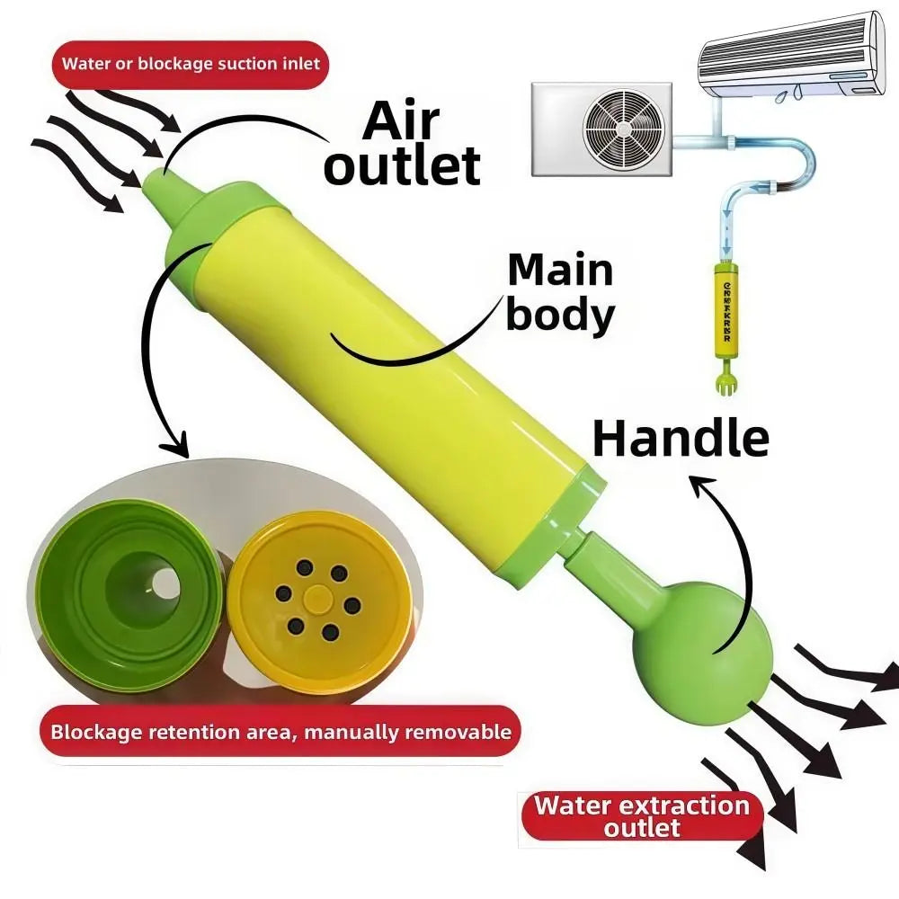 AC Drain Pipe Dredging Tool – Air Conditioner Duct Cleaner AC Drain Cleaning Tool Nixie