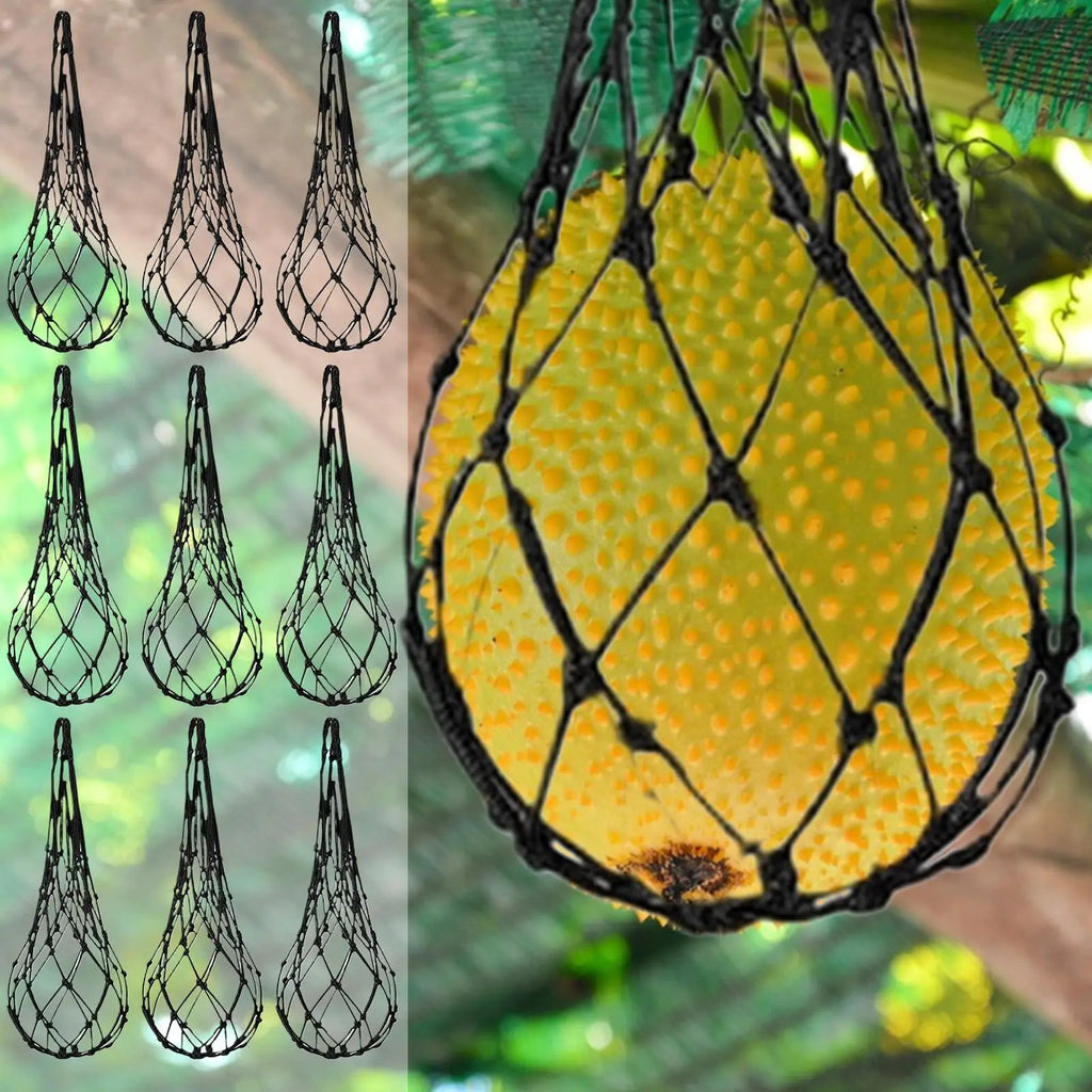 10-Pack Fruit Hammock Nets – Vertical Garden Support Bags