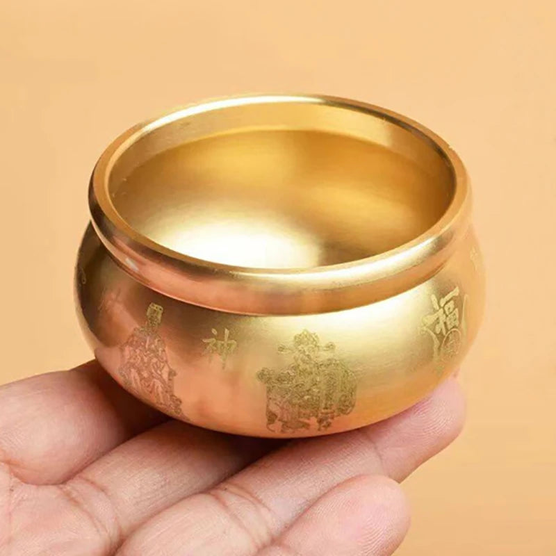Cornucopia Brass Desk Ornament – Fortune & Wealth Decor