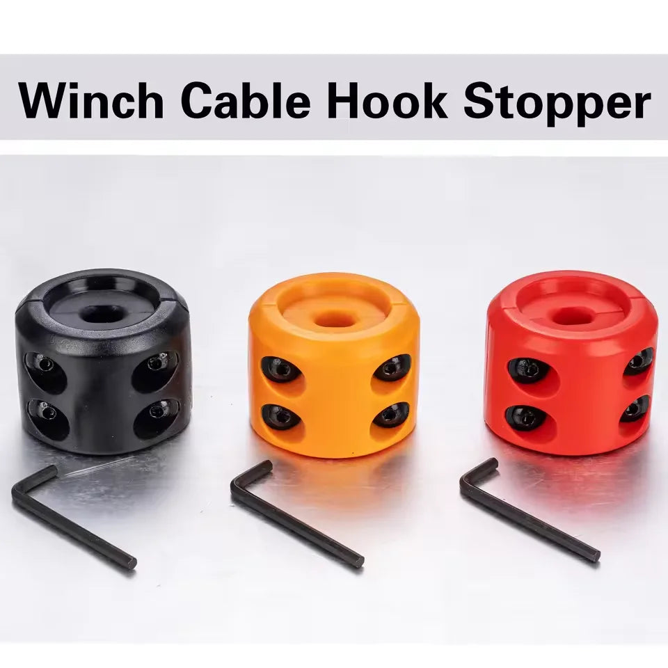 Rubber Winch Cable Hook Stopper – ATV UTV Offroad Protector Winch Cable Stopper Nixie