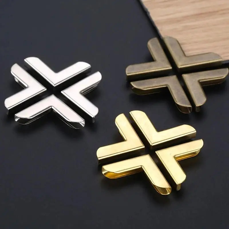 100PCS Metal Corner Guards for Scrapbooking & Photo Albums Craft Corner Guards Nixie