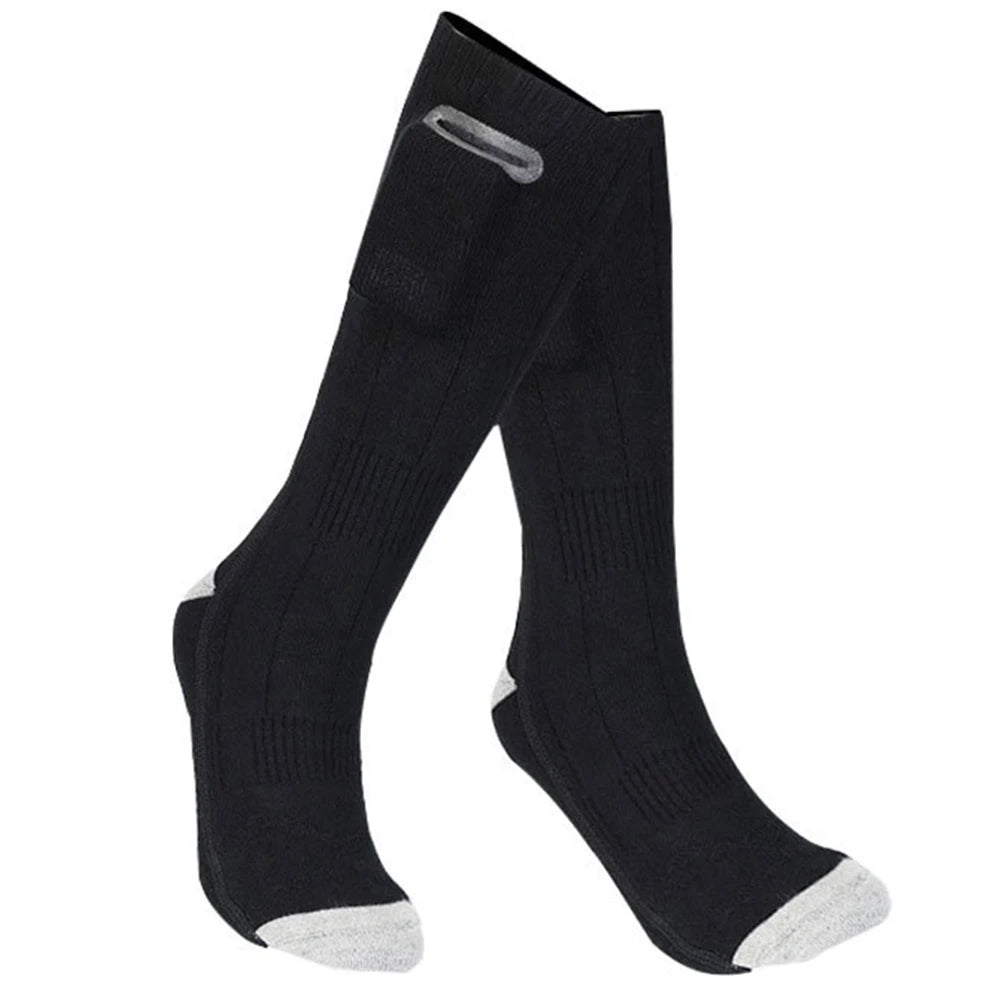 Electric Heated Socks 3-Mode Thermal Foot Warmer | Men & Women Electric Heated Socks Nixie Black