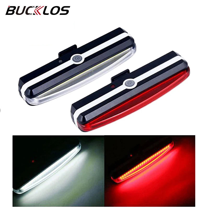 BUCKLOS USB Rechargeable Bike Tail Light – IPX6 Waterproof Bicycle Tail Light Nixie