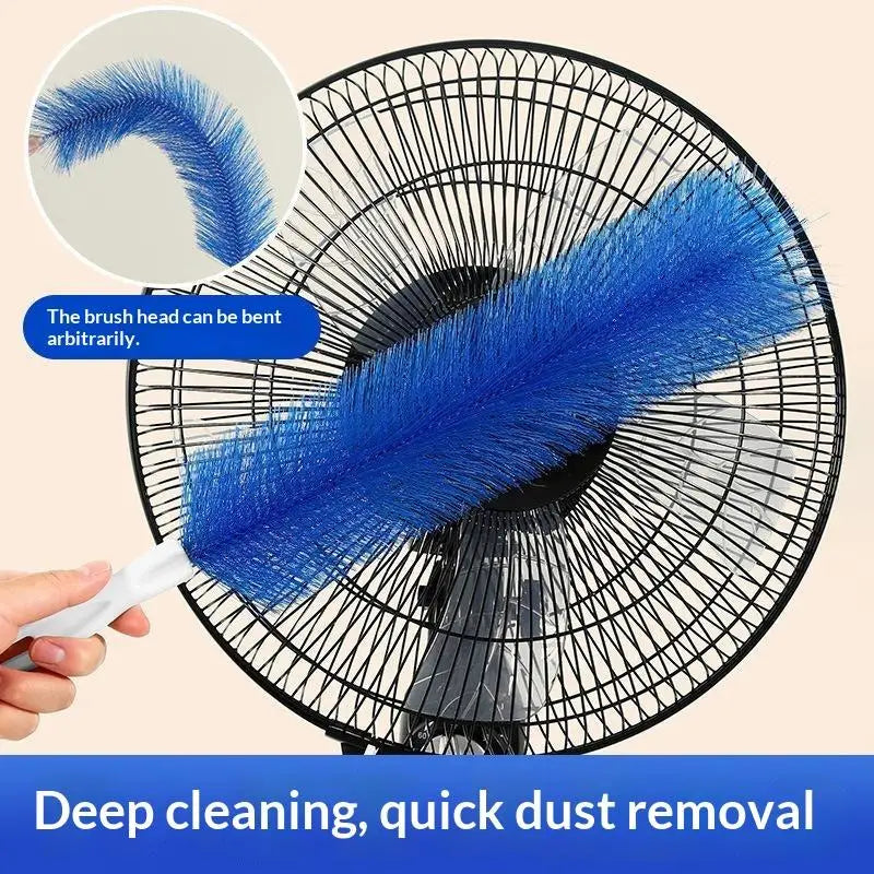 Fan Cleaning Brush 360° Flexible Bristle – No Disassembly Needed