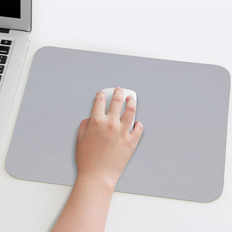 Small PU Gaming Mouse Pad – Non-Slip, Waterproof, Easy Clean Gaming Mouse Pad Nixie Grey