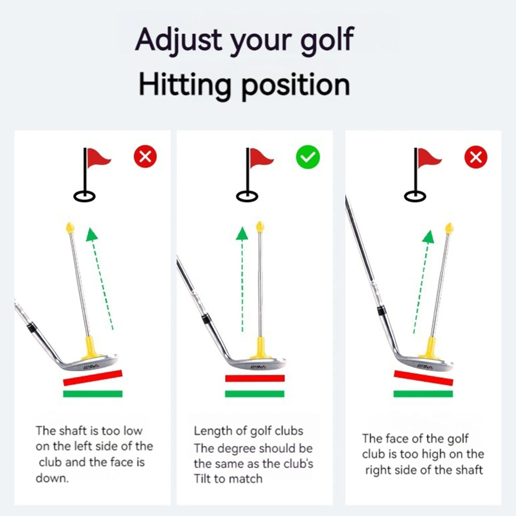 Magnetic Golf Alignment Stick – Telescopic Swing Training Aid Golf Training Aid Nixie