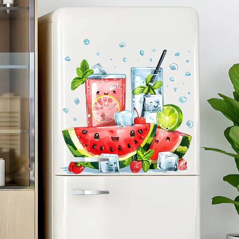 Watermelon Summer Kitchen Wall Sticker – Removable PVC Decal Wall Sticker Decal Nixie A1