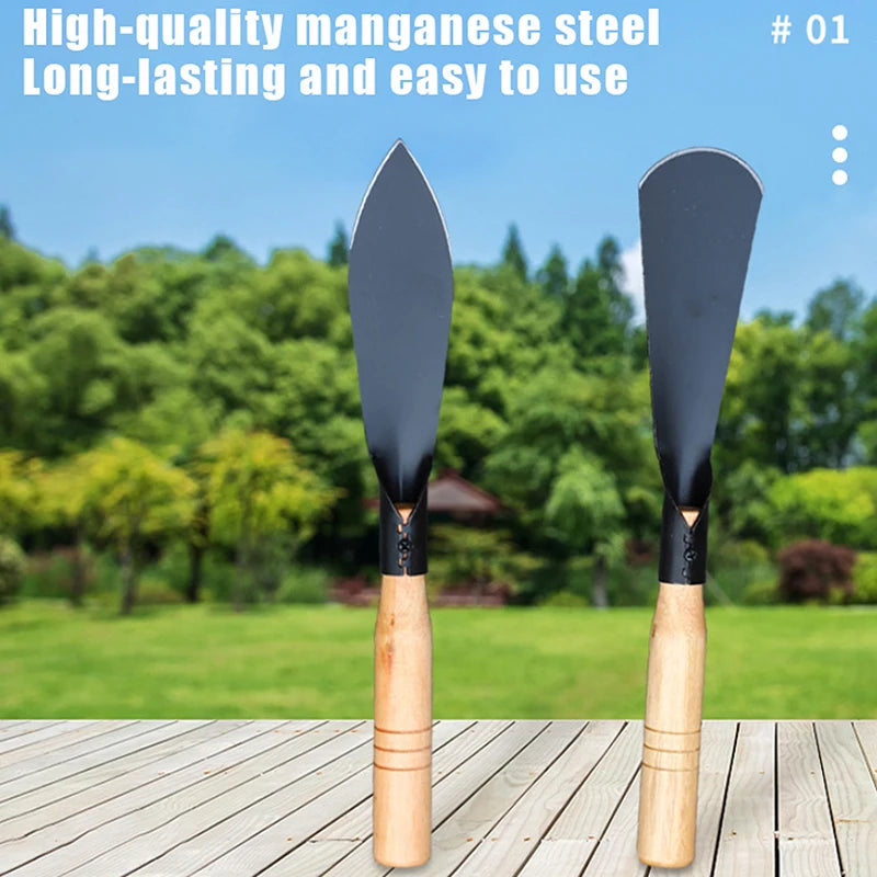 2pc Manganese Steel Garden Shovel & Hoe Set – Multifunctional Garden Hand Tool Set Nixie