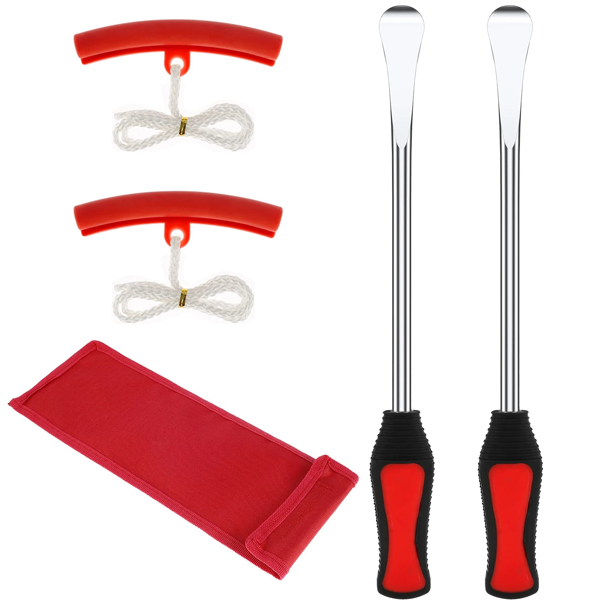 Motorcycle Tire Changing Lever Kit with Rim Protectors 30cm Tire Repair Tool Kit Nixie 2pcs 30cm