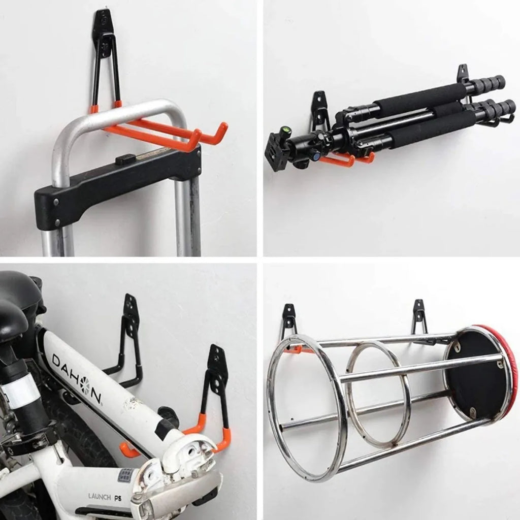 Heavy Duty Wrought Iron Wall Hook – Garage Bike & Tool Storage Garage Wall Hook Nixie