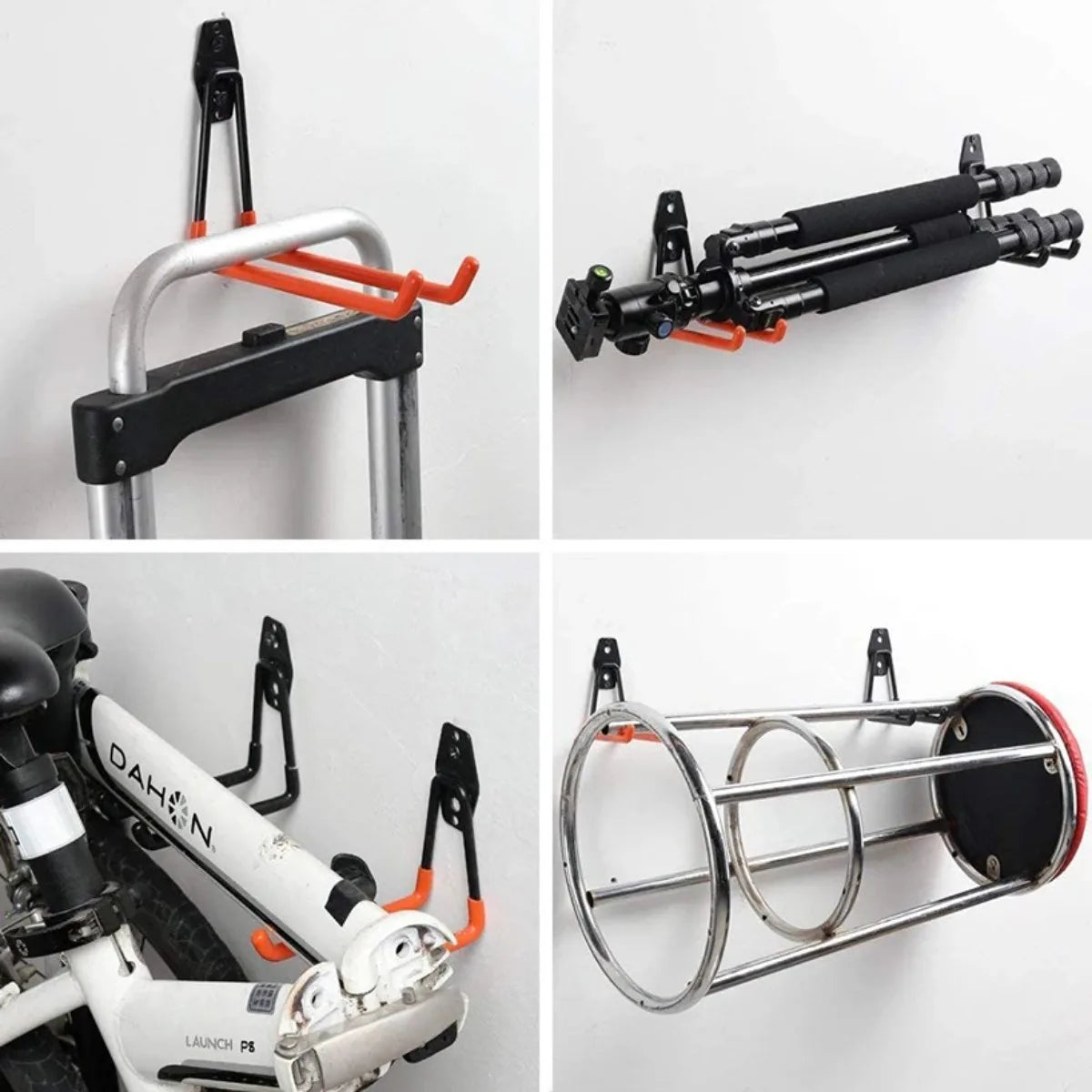 Heavy Duty Wrought Iron Wall Hook – Garage Bike & Tool Storage Garage Wall Hook Nixie