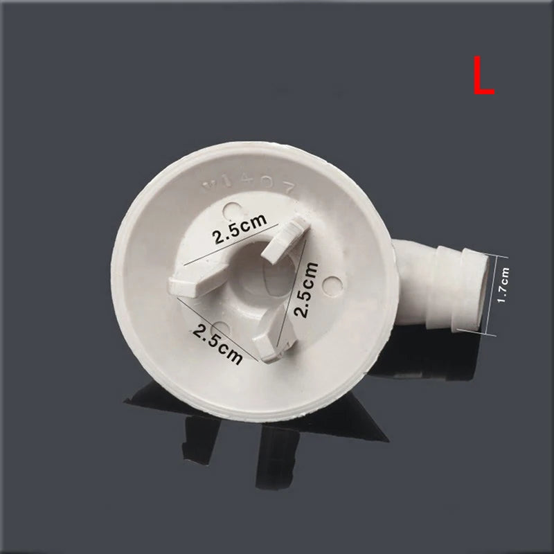AC Drain Hose Connector Elbow Fitting with Rubber Ring for Gree Kelon AC Drain Connector Nixie L