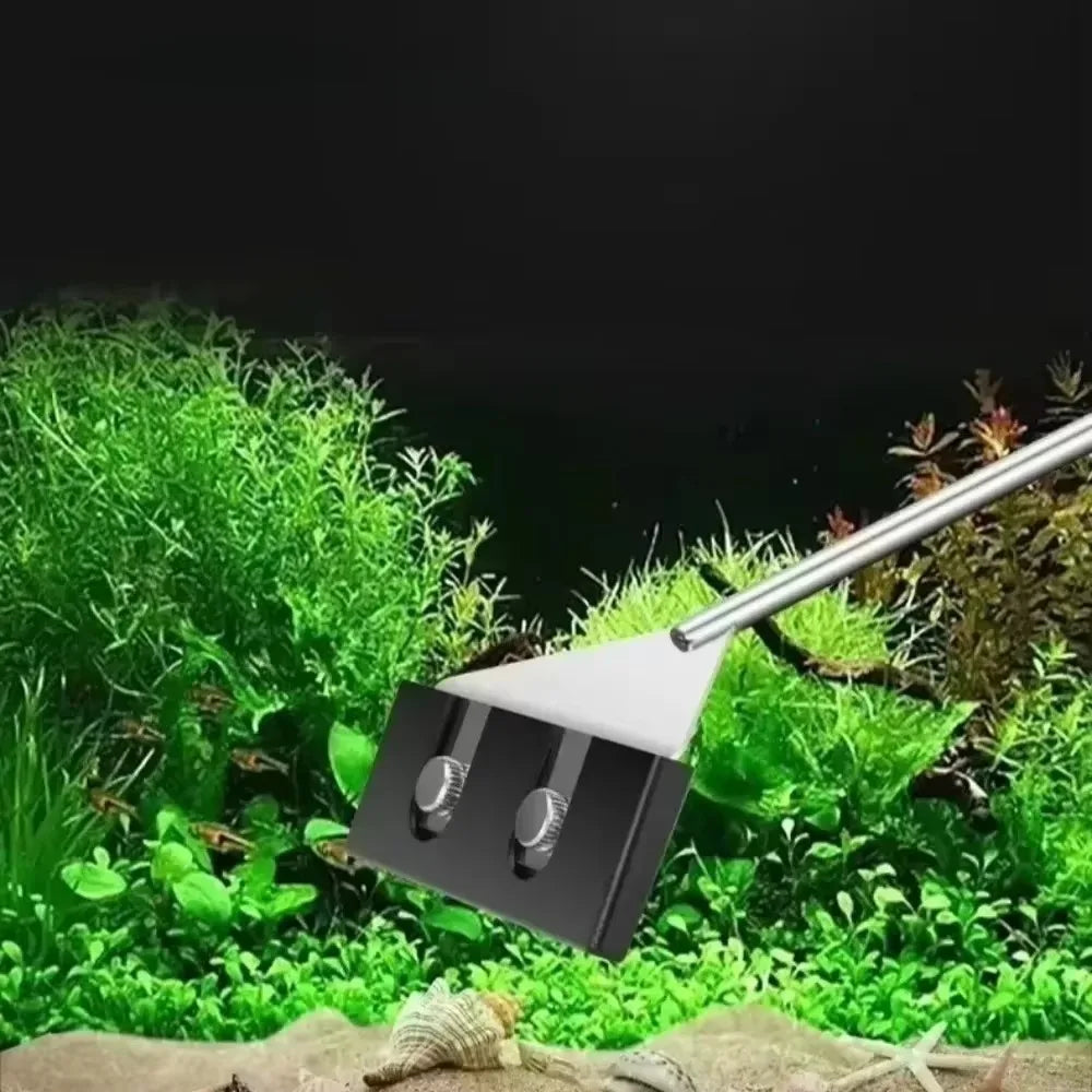 Wide Head Aquarium Algae Scraper & Sand Leveling Blade Tool