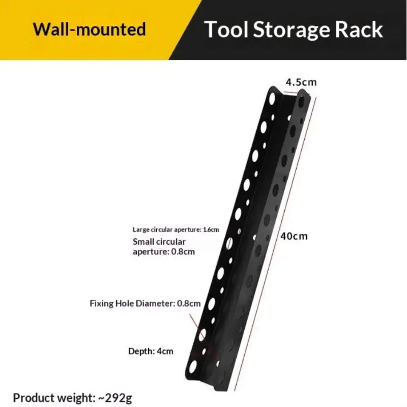 Wall-Mounted Aluminum Screwdriver & RC Tool Organizer Stand