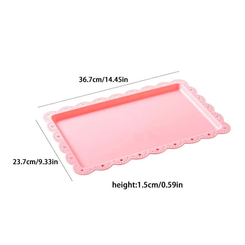 Elegant Plastic Cake Display Tray for Wedding & Party Events Cake Display Tray Nixie