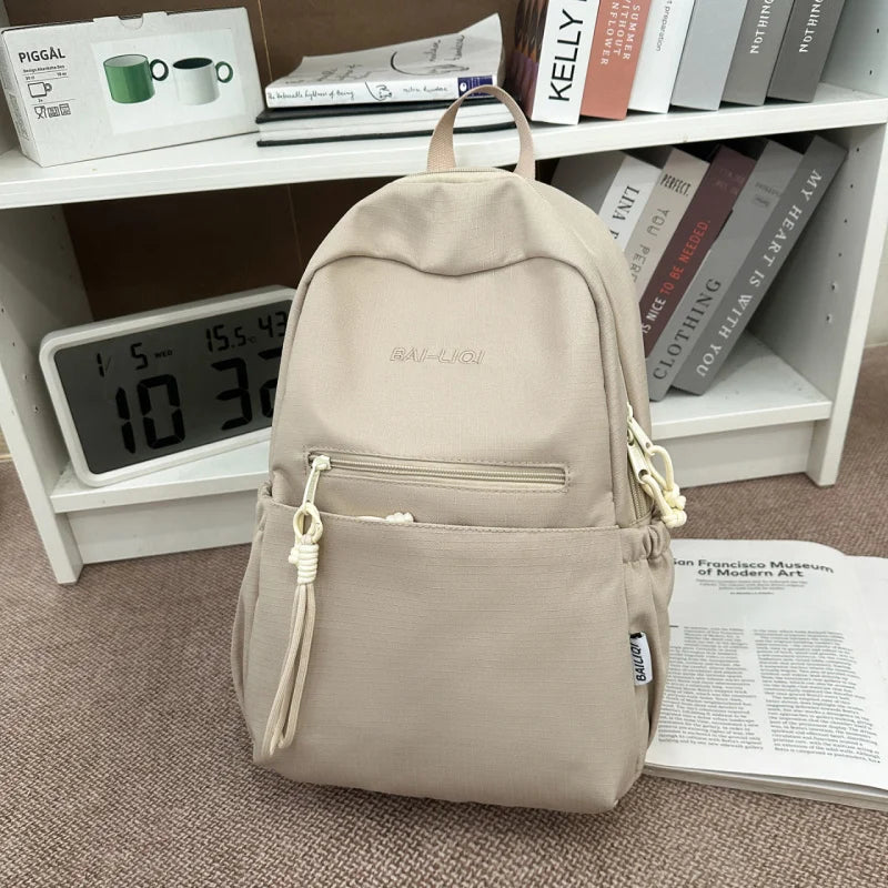 Nixie Lightweight Nylon Backpack for Women, Girls & School Nylon Backpack Nixie